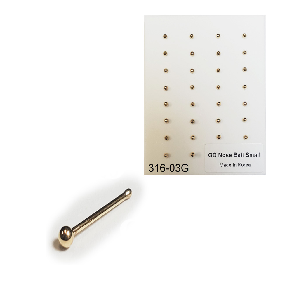 316-03 Gold Ball Tip (30pcs/Pad)